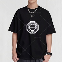 Dharma Initiative Logo (Lost TV Show) Men's short-sleeved cotton T-shirt Direct injection print stylish comfortable daily wear
