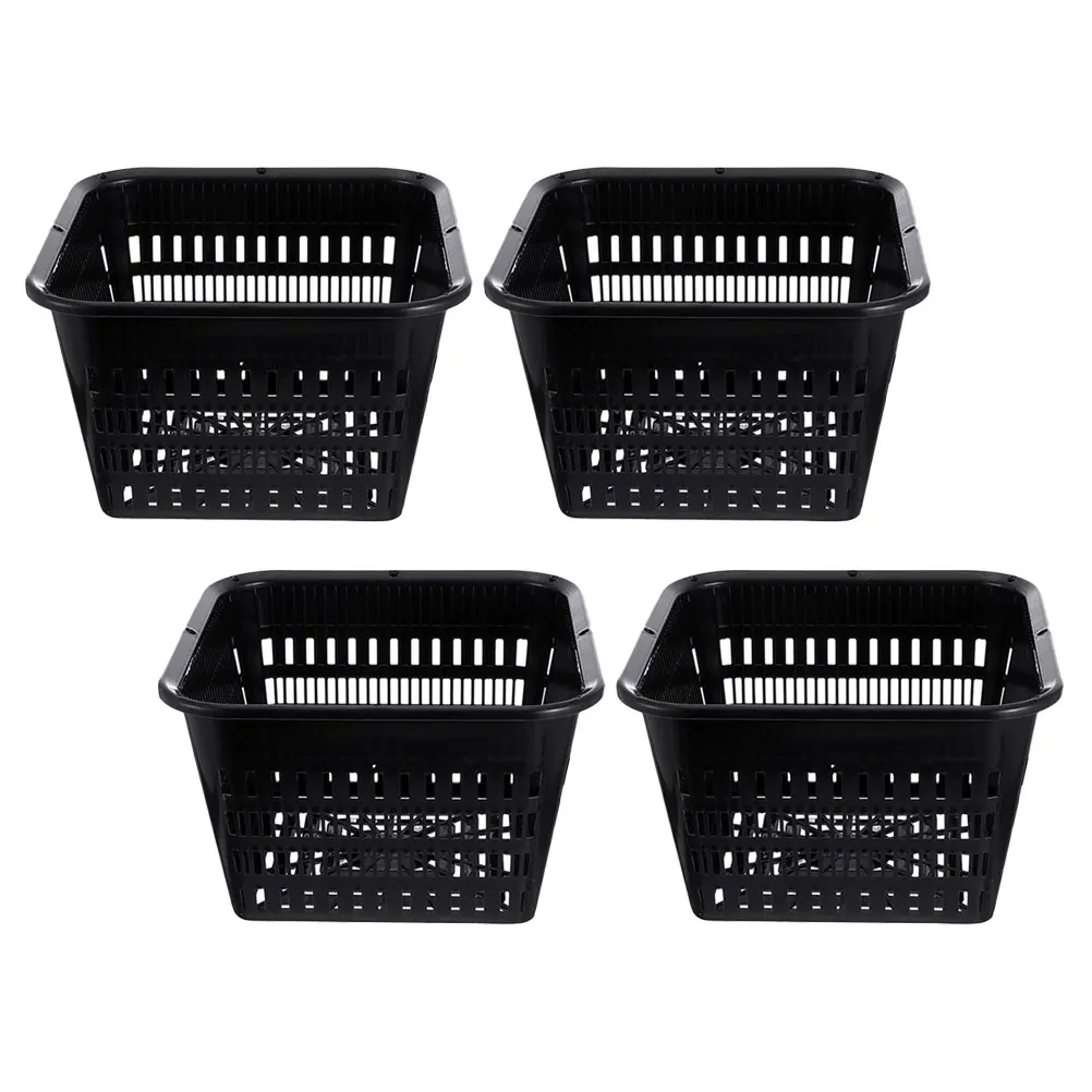 

4 Pcs Root Control Planting Baskets Hydroponic Net Pots Orchid Mesh Cups Plastic Durability Professional Vegetable