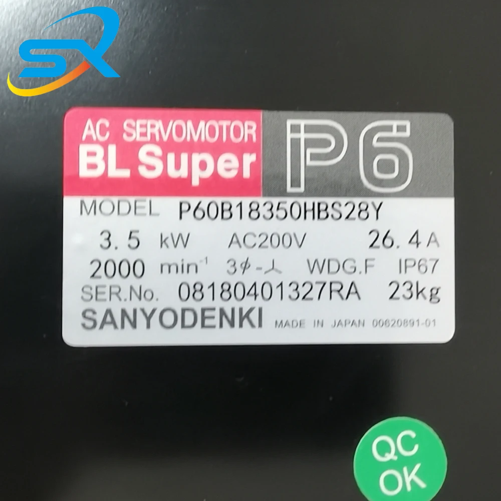 Sorgente primaria della merce Servomotore AC Sanyo P60B18350HBS28Y 3500w Disponibile