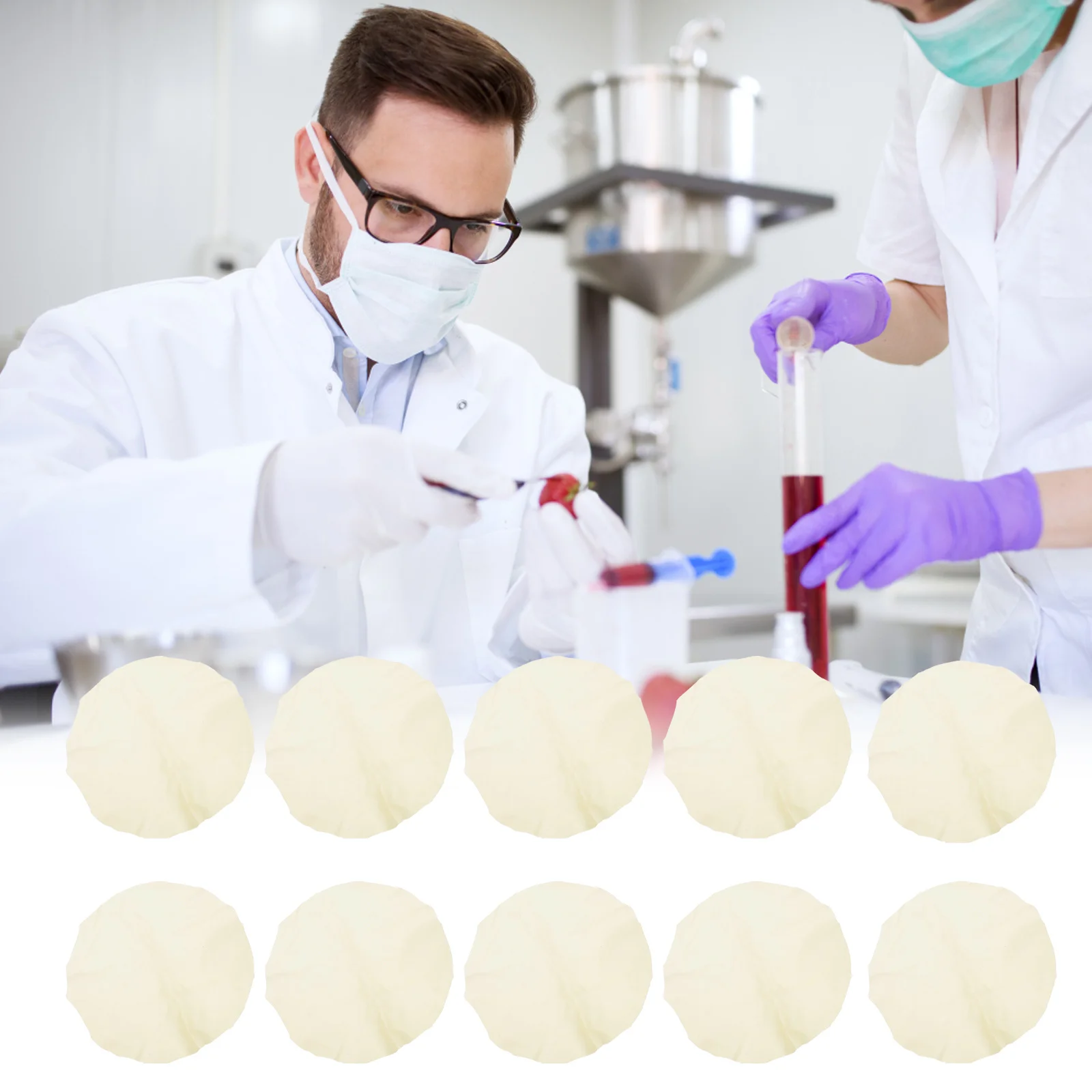 10 قطعة اللاتكس لاختبار السائل المياه السائل الضغط الداخلي أفلام اللاتكس أداة الضغط المعدات العلمية