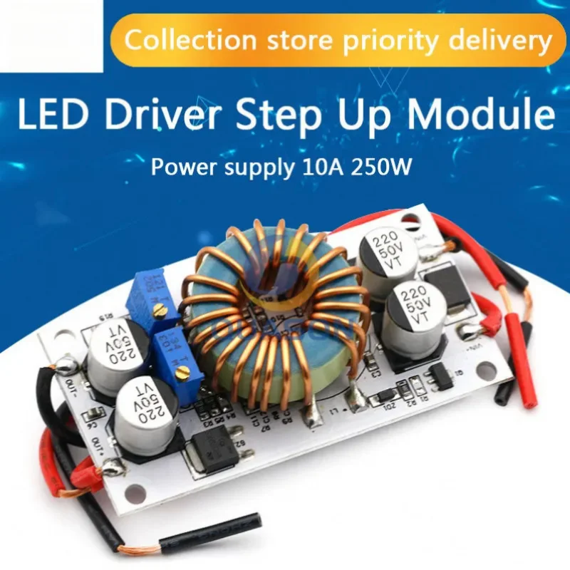 

2pcs DC-DC boost converter Constant Current Mobile Power supply 10A 250W LED Driver Step Up Module