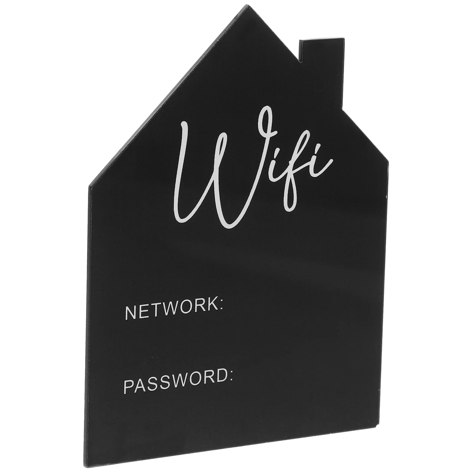 

1pc Wifi Password Display Board Acrylic Minimalist Design For Home Hotel Office Desk Decor Table Sign Wifi Acrylic Reminder