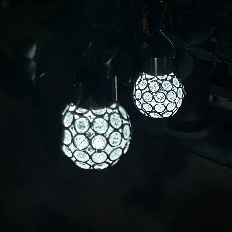 Nieuwe Zonne-Energie Hanglamp Buiten Regendicht Hanglamp Licht Controle Holle Out Lamp Gazon Tuin Binnenplaats Lamp