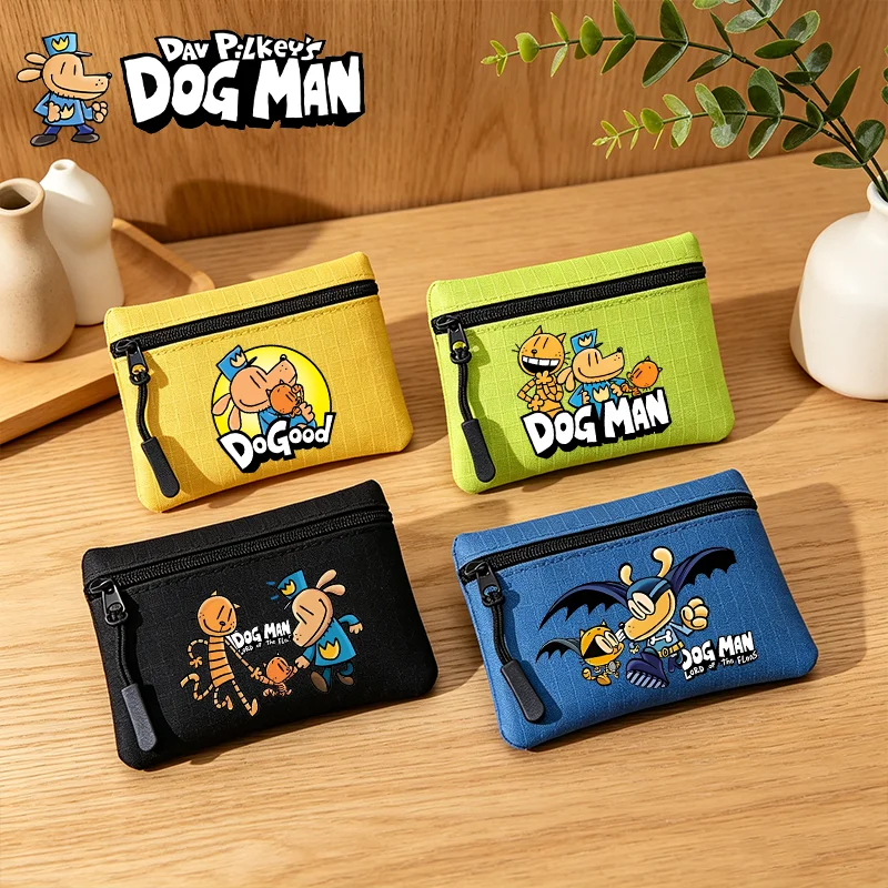 Hunde-Motiv Münzbörse Cartoon-Print Mini-Geldbörsen Reißverschluss-Portemonnaie Kawaii Schlüsseltaschen Bankkarten-Aufbewahrungstasche Ausweiskartenhalter Geschenke
