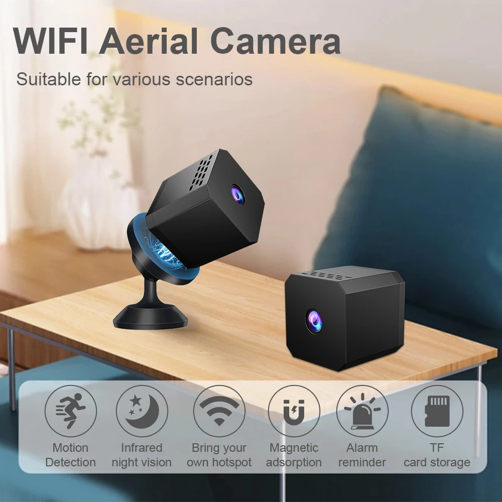 Mini caméra HD 1080p maison petite caméra Wifi sans fil en plein air bébé animal détection de mouvement sécurité Vision nocturne nounou caméra Fo