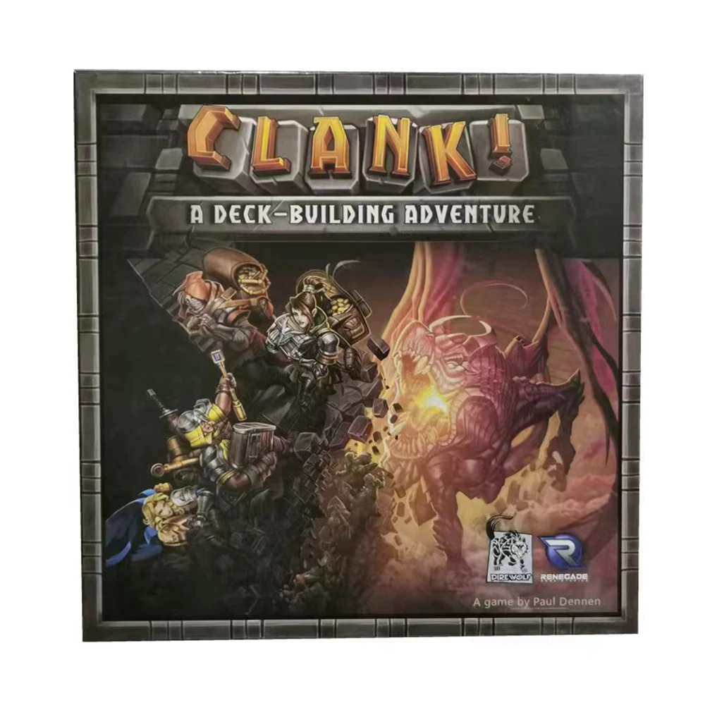 All English 2-4 CLANK board games here to sleigh card games for Adults 2-8 friends Party games DRAGONS VS NUICORNS card games