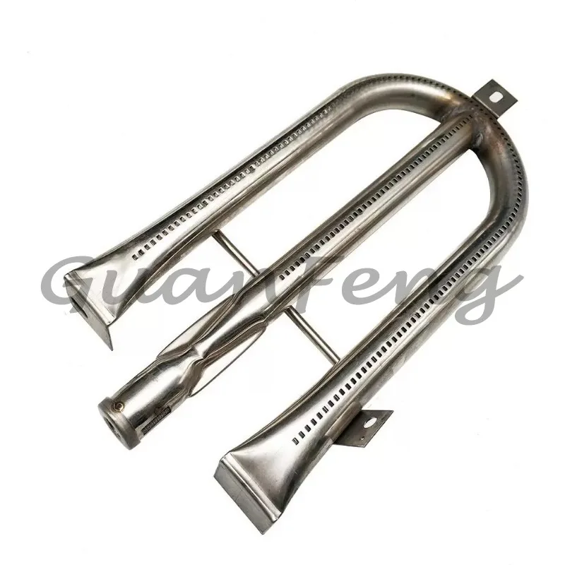 Universal BBQ Grill Pipes Stainless Steel Barbecue Gas Tube Burners 30000BTU Outdoor BBQ Tube Parts Replace Easy To Install