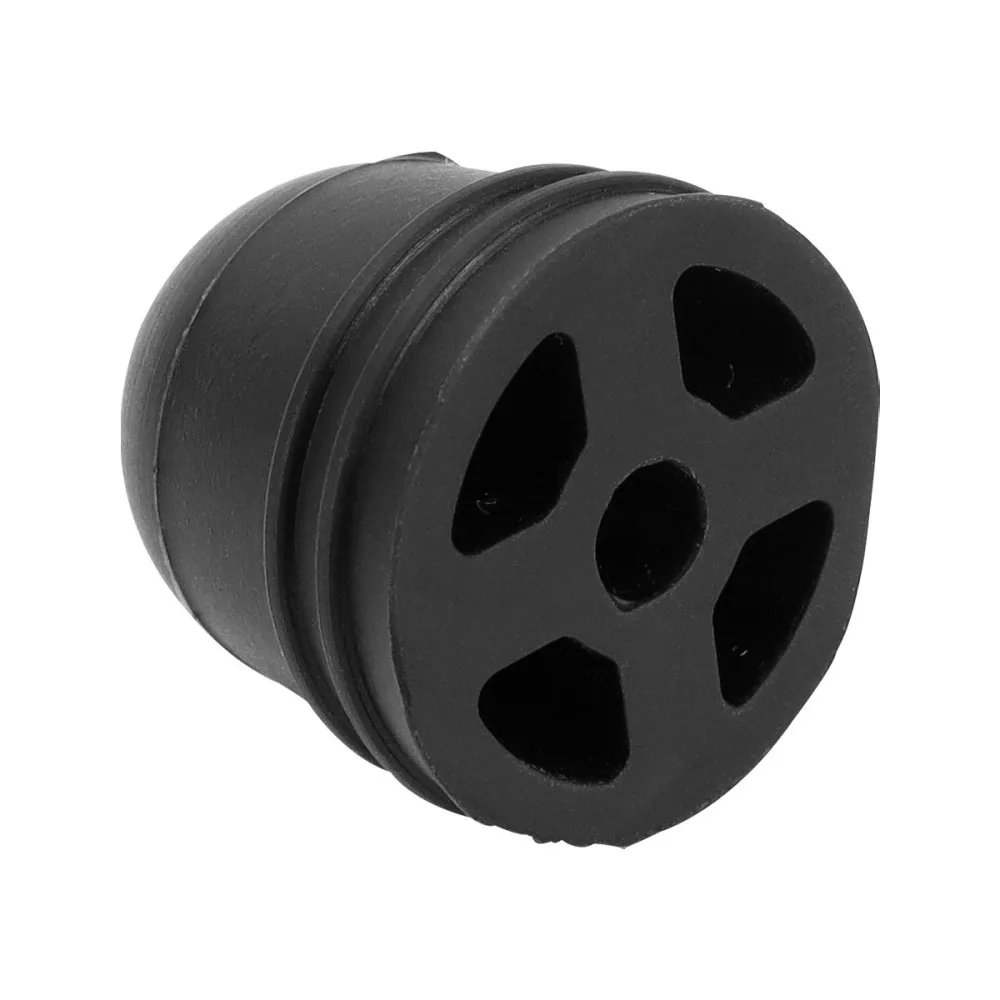 Black Rv Door Impact Protector Automotive Exterior Cushion Guard Pad Anti Collision Stopper Block With Metal Screws Kit