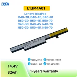 For Lenovo L13M4A01 B50-70 B40-70 B50-30 B50-45 B40-30 B50 N40 N40-70 L13L4A01 L13S4A01 2200mAh Laptop Battery 14.4V 32W