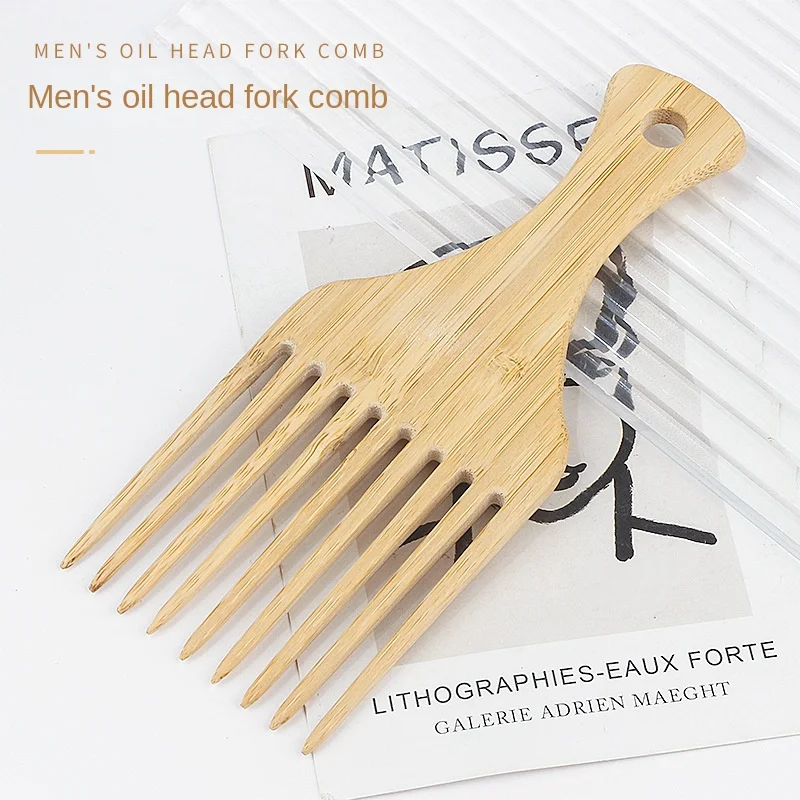 1 Bamboo and Wood Comb, Anti-static, Smooth Scalp Massage Bamboo and Wood Comb, Hair Styling Wooden Comb