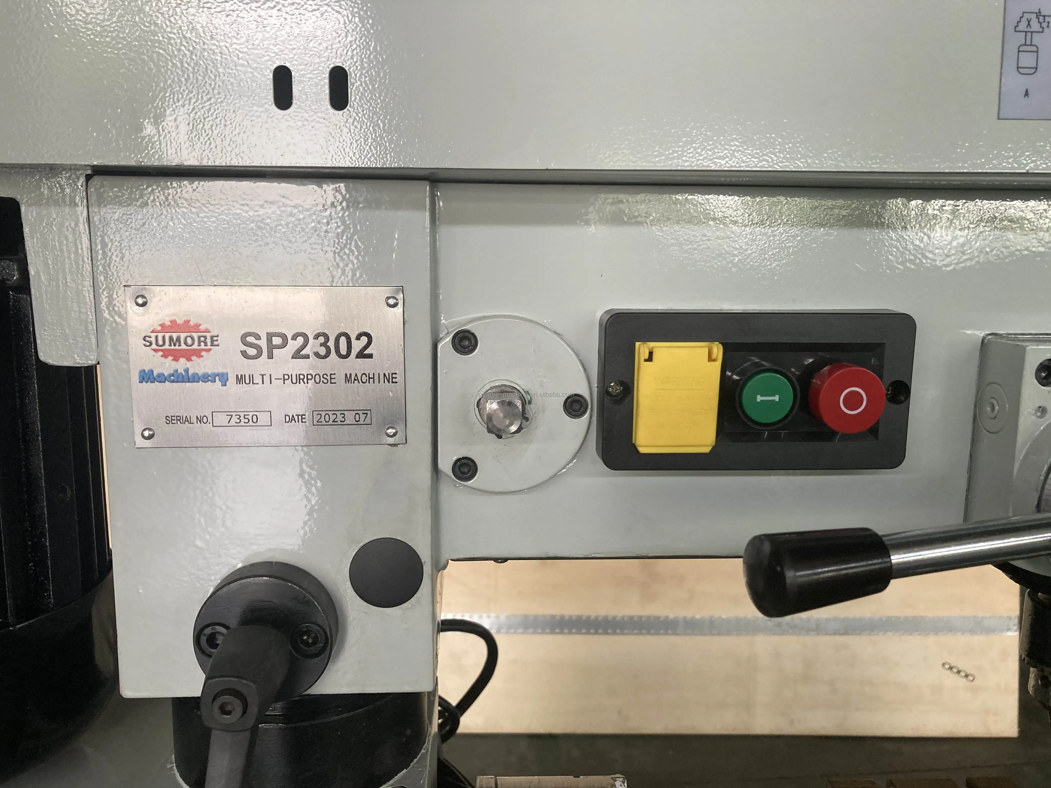 SP2302 أحدث 300 مللي متر سوينغ مطحنة الحفر مخرطة آلة طحن SP2302 سومور