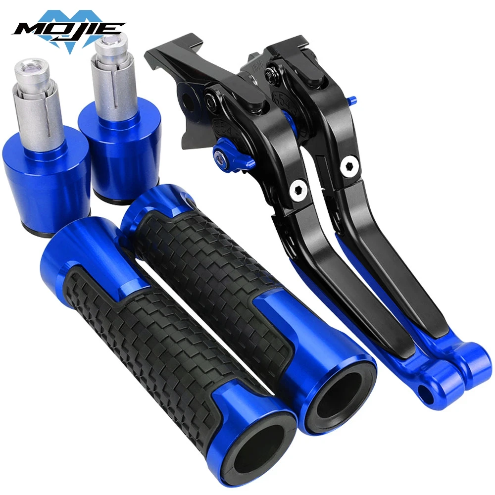 

For YAMAHA YZFR6 YZF-R6 2005-2016 2015 2014 YZF R6 Motorcycle Accessories CNC Brake Clutch Levers Handlebar Handle Grips Ends