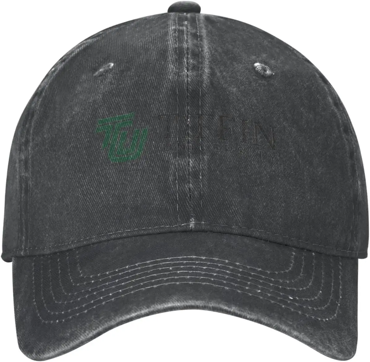 Tiffin University Logo Hat Adjustable Baseball Cap Cotton Cowboy Hat, Fashionable for Man Woman