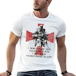 Templar Shield Cross Medieval Warrior Sword Knights Templar Armor Helmet Emblem T-Shirt kawaii clothes mens graphic t-shirts