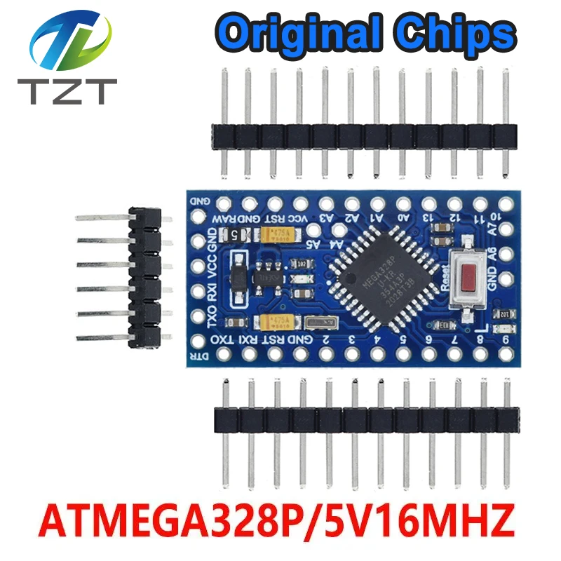 DIYTZT ATMEGA328P Pro Mini 328 Mini ATMEGA328 5 В/16 МГц ATMEGA328 3,3 В 8 МГц модуль для платы разработки Arduino