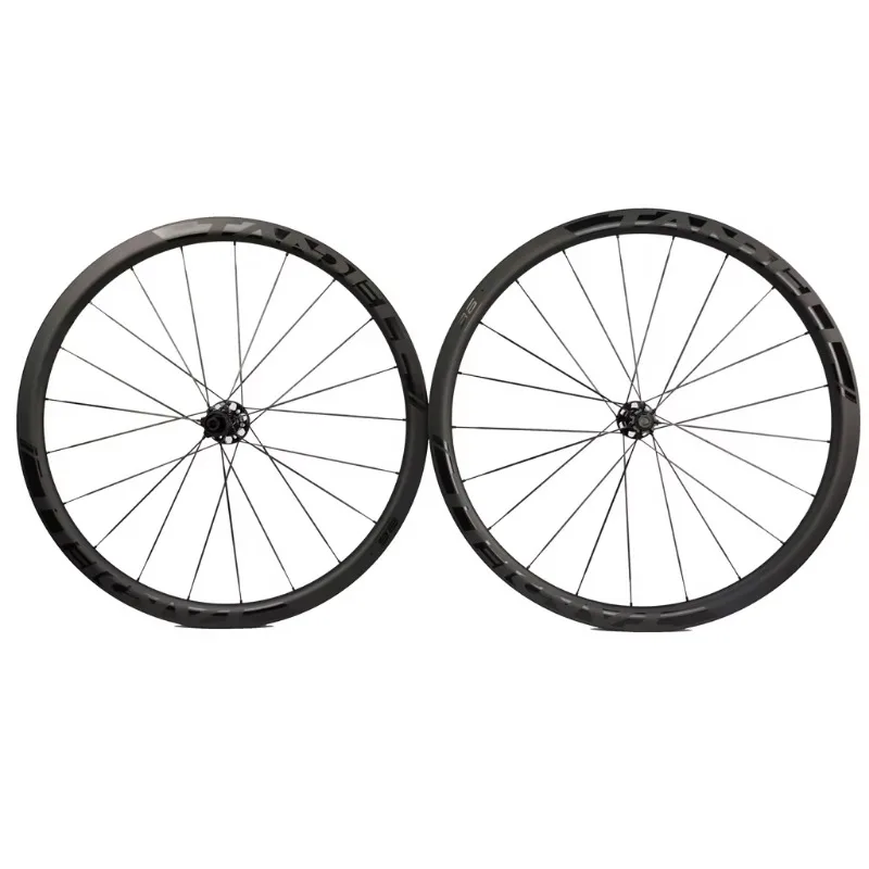 

700c Road Carbon Wheelset 11 Speed Hub 36mm Depth Clincher Bike Rim Bicycle Brake Disc Brake Thru Axle Cycle Wheelset