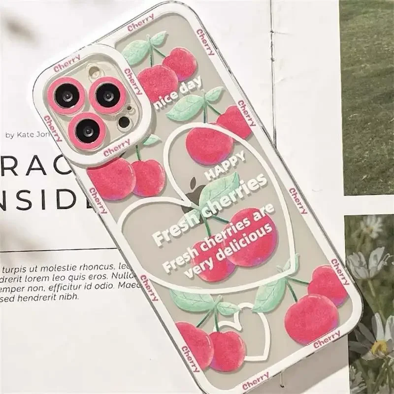 Summer Fruit Phone Case For OPPO Realme C35 C31 C21Y C25Y C21 C15 C20 C30 C11 C17 C2 C30S 7i 8i 7 9 Pro Plus A1K Clear Cover