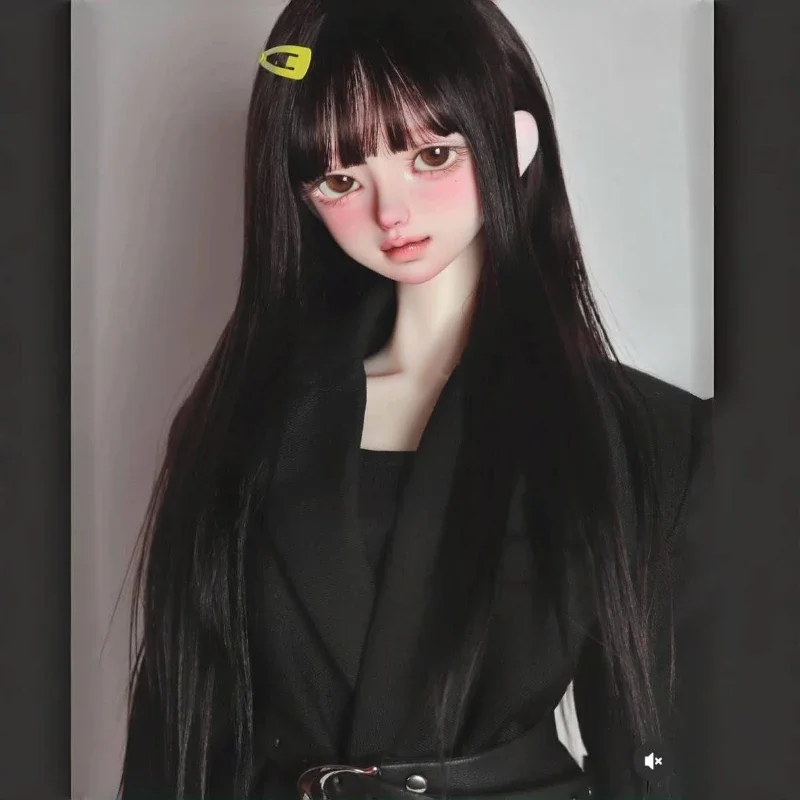 

Doll's Wig for 60/45/30cm Bjd Doll 1/3 1/4 1/6 Long Straight Hair with Bangs Toys Dress Up Play House Doll Accessories, No Doll