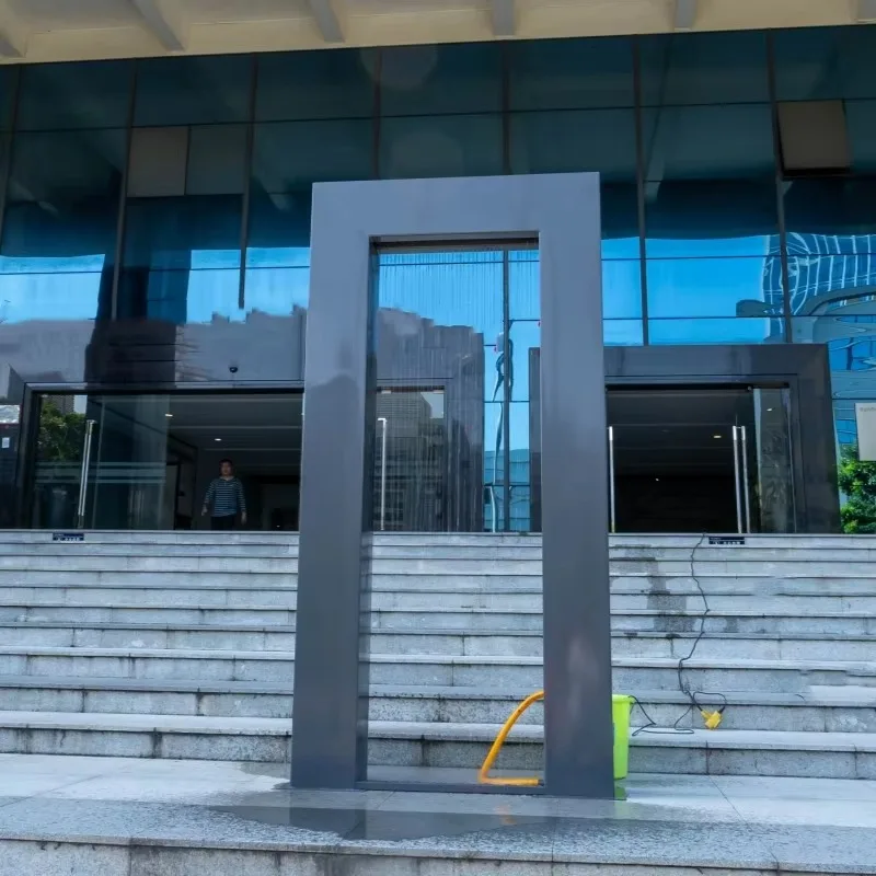 

【From China】Outdoor Art Stainless Steel Abstract Waterfall Sculpture square Water Fountain Sculpture