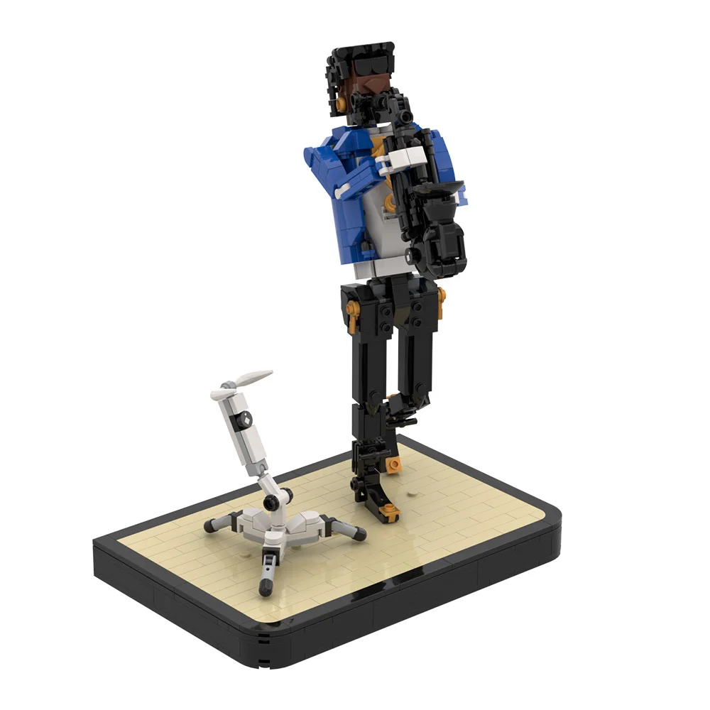 

MOC Jazz Alto Saxophonist Building Blocks Model Jazz Alto Saxophonist Action Figures Bricks Assembly Toys Kids DIY Birthday Gift
