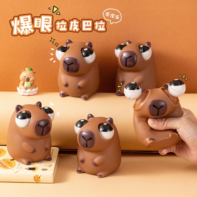 Simpatico occhio popping Panda Squishy Fidget Toys Animali Palline antistress Decompressione sensoriale Spremere per bambini adulti Regalo di festa