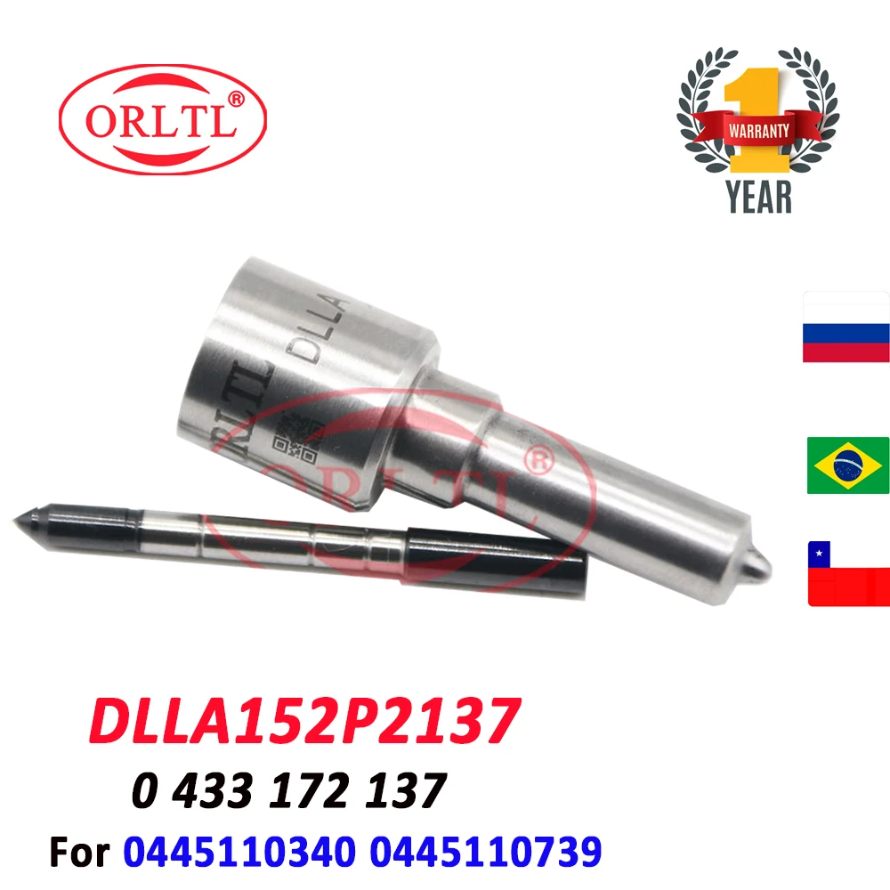 ORLTL 4 PCS DLLA152P2137 Diesel Injector Nozzle DLLA 152 P 2137 AUTO 0 433 172 137 For Bosch 0 445 110 340 Nozzle 0 445 110 739