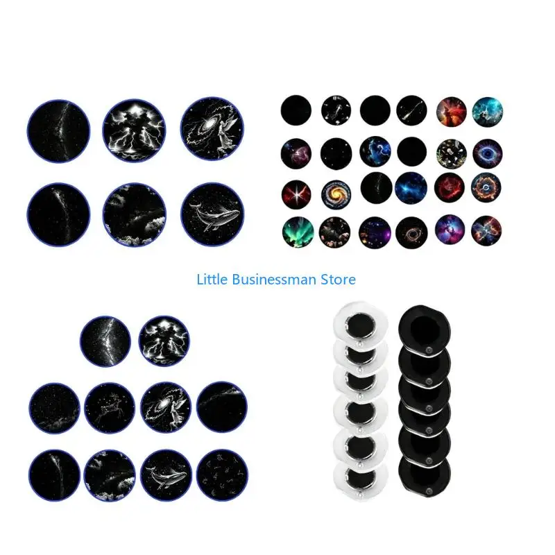 Moon and Far-Space Slide Inserts for Compatible USB Projection Lamp M76A