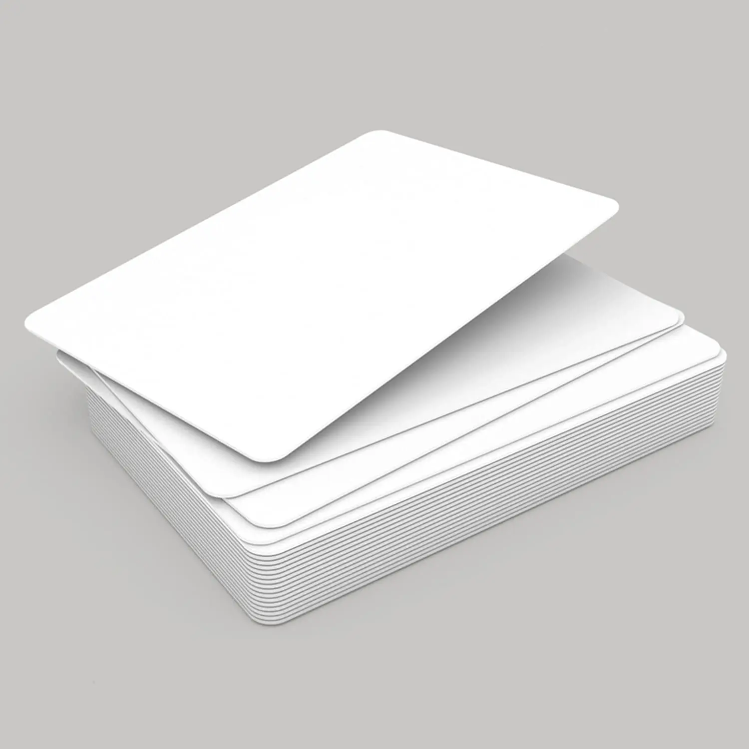 10 White PVC NFC Cards, 13.56MHz, 504 bytes: perfect for business & social recognition