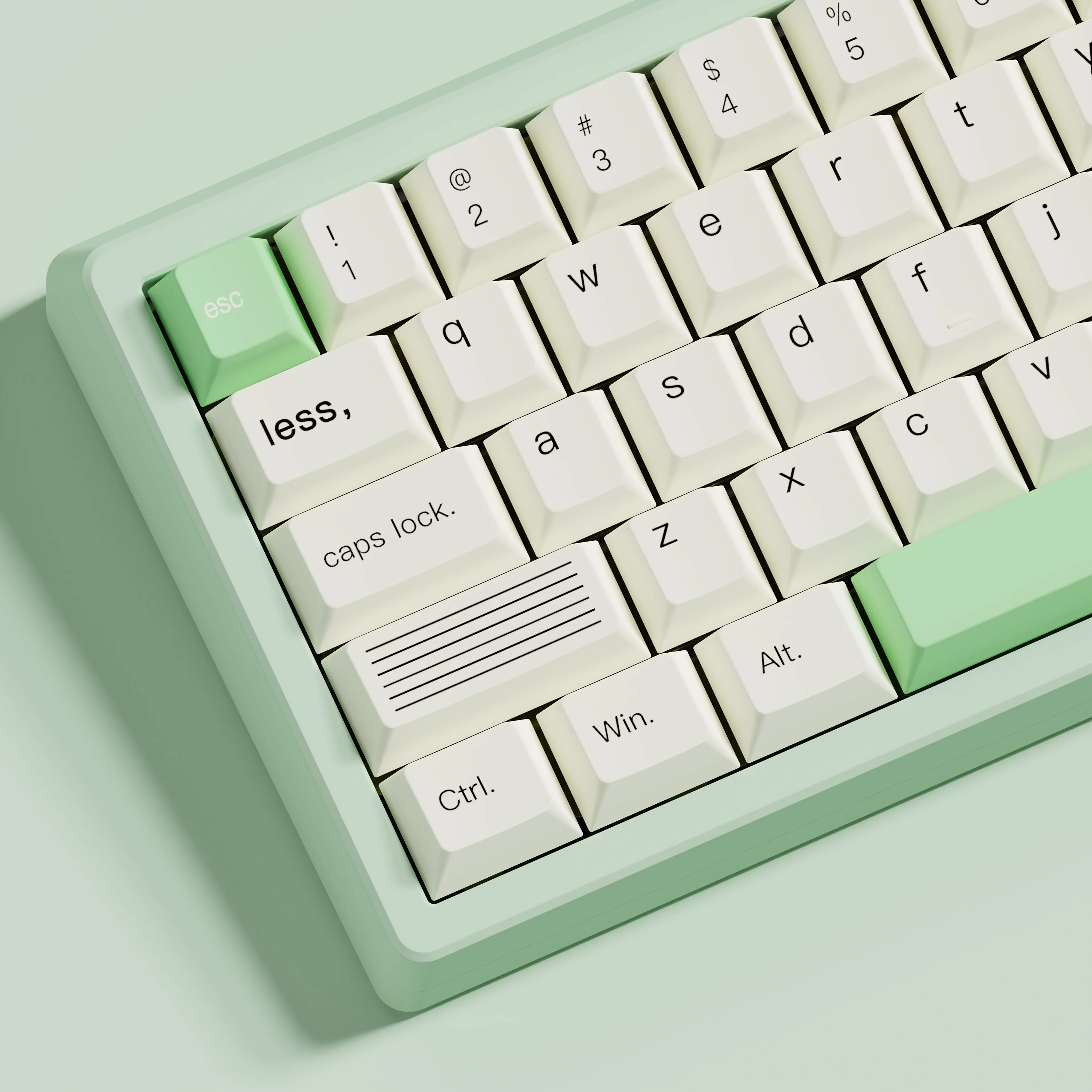 

Hidden theme simple keycap 128 keys hot sublimation small full set of PBT original mechanical keyboard 65/75/98 keycap