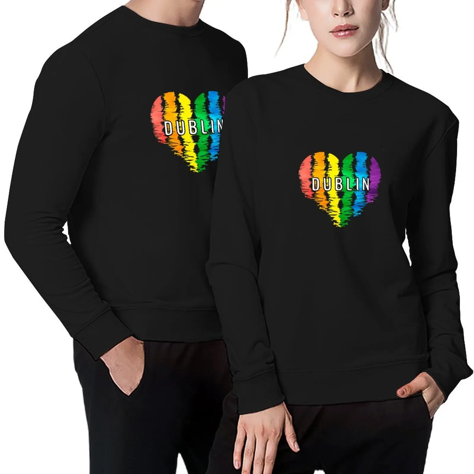 

Dublin Gay Pride Pullover autumn mens clothing mens clothes men's winter sweater hooded sweatshirts