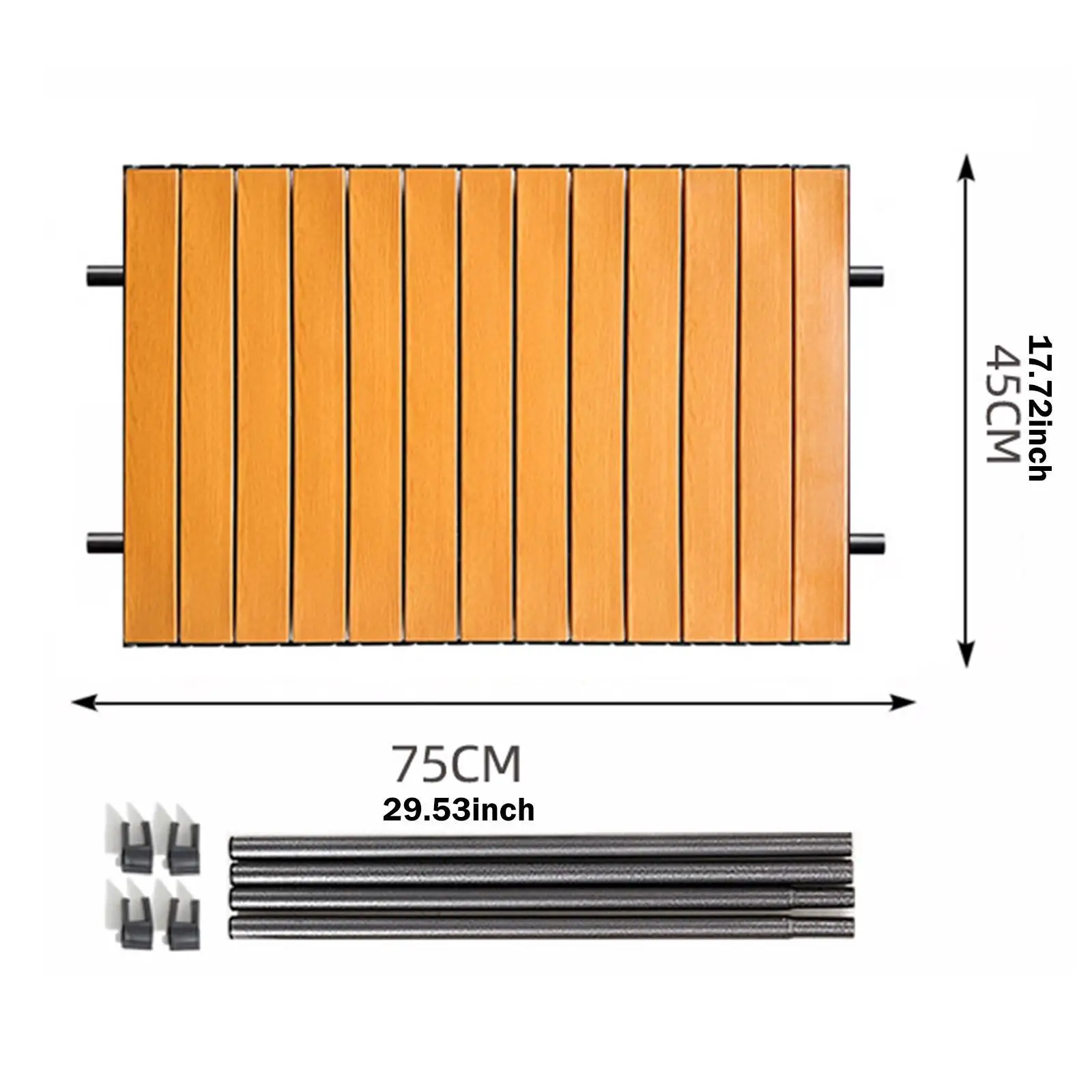 

Versatile Portable Camping Table Foldable Carbon Steel Sturdy Outdoor Furniture for Picnic Beach Park Barbecue