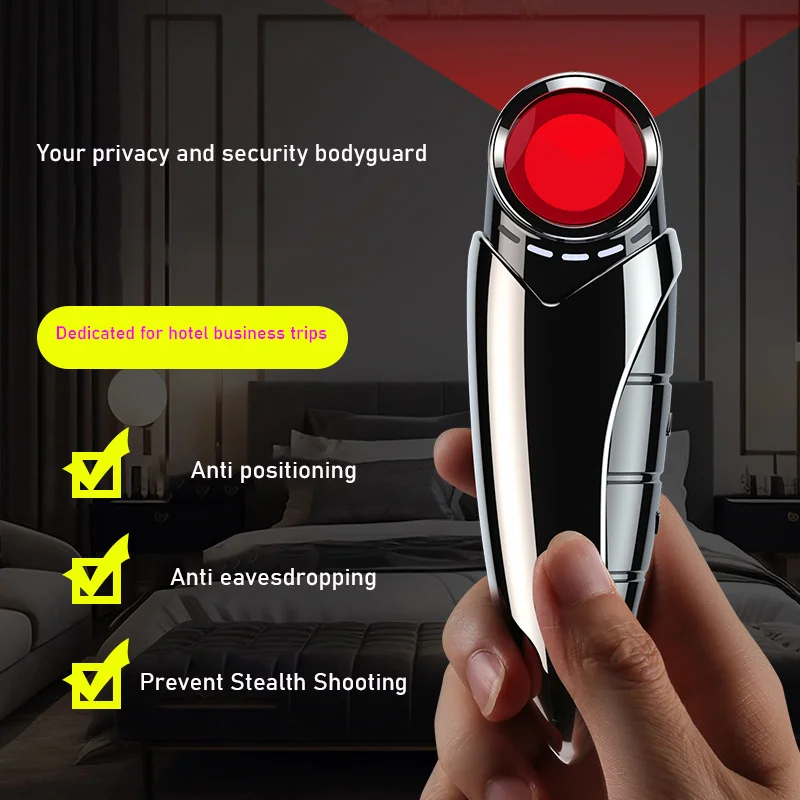 Câmera visual do sensor do sinal infravermelho, detector inteligente, dispositivo anti peeping para hotéis, lembrete anti do alarme do roubo, carregamento usb