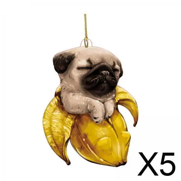

Cute Animal Car Pendant Acrylic Hanging Ornament Rearview Mirror Auto Accessory for Vehicle Decoration Table and Home