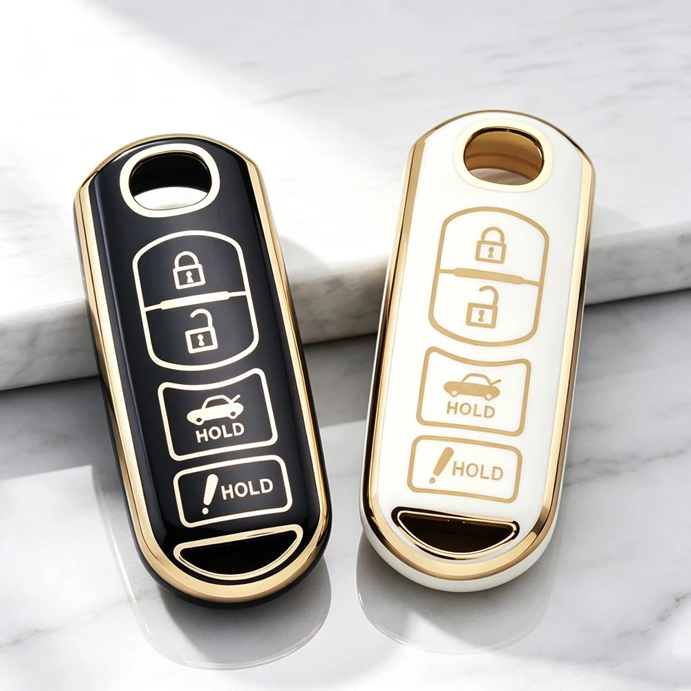 TPU Car Remote Key Case Cover for Mazda 2 3 6 Atenza Axela Demio CX-5 CX5 CX-3 CX3 CX7 CX-7 CX-9 CX9 MX5 Shell Fob Accessories
