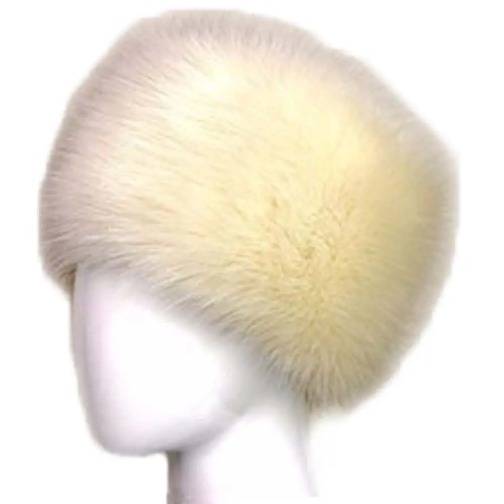 

Faux Fur Rabbit Fur Skullies Thicken Warm Korean Style Plush Beanies Cap Pullover Hat All-match Winter Bucket Hat Autumn/Winter