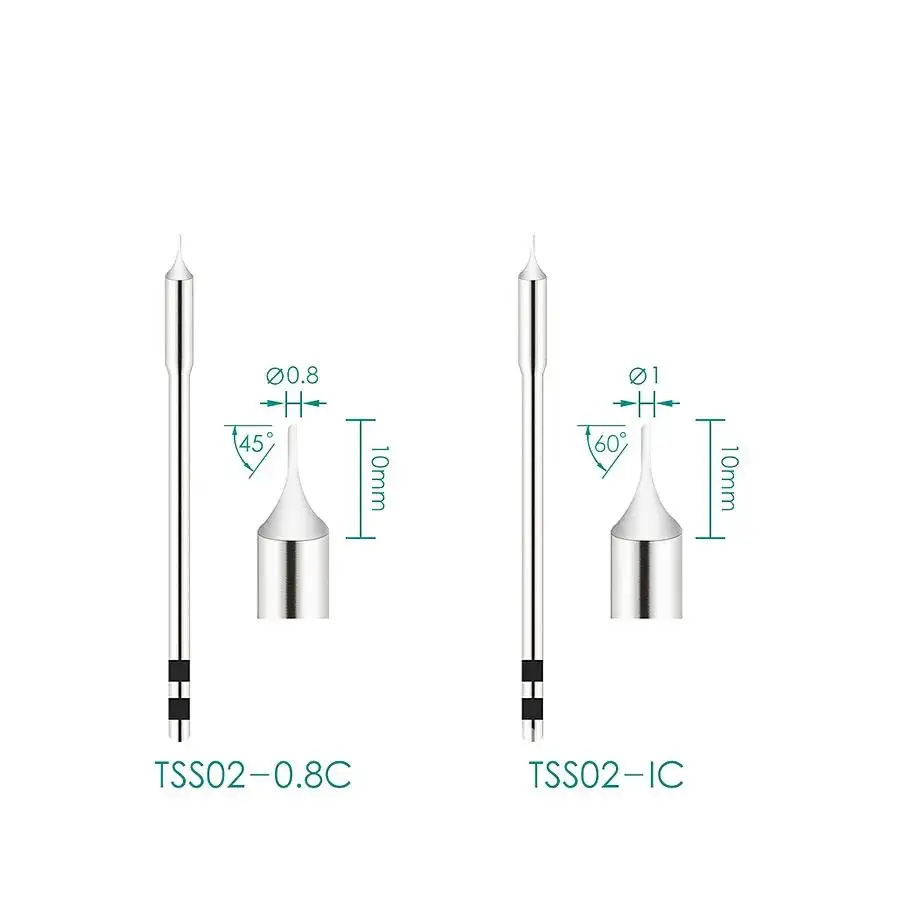 Original QUICK TS1200A Lead Free Soldering Iron Tip Welding Pen Tool TSS02-SK SK Tip B I Iron 3.2D J Welding 1C 0.8C 1.2D K