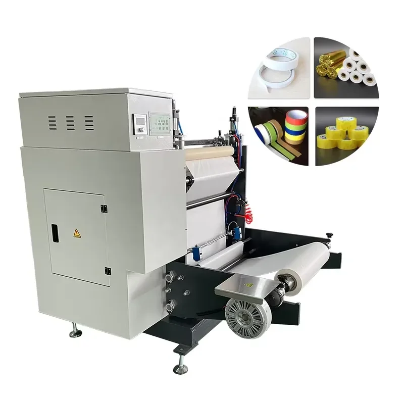 2026 CE Automatic PTFE Tape Label Jumbo Paper Roll Film Cutter Winding Machine Slitting Rewinding Machine Machinery