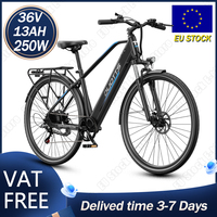 DOUTTS C29Lite Adult E-bike 250W Motor 36V13AH Battery  Commuter Electric Bicycle 27.5in Tire Snow With Rear Rack Electric Bike