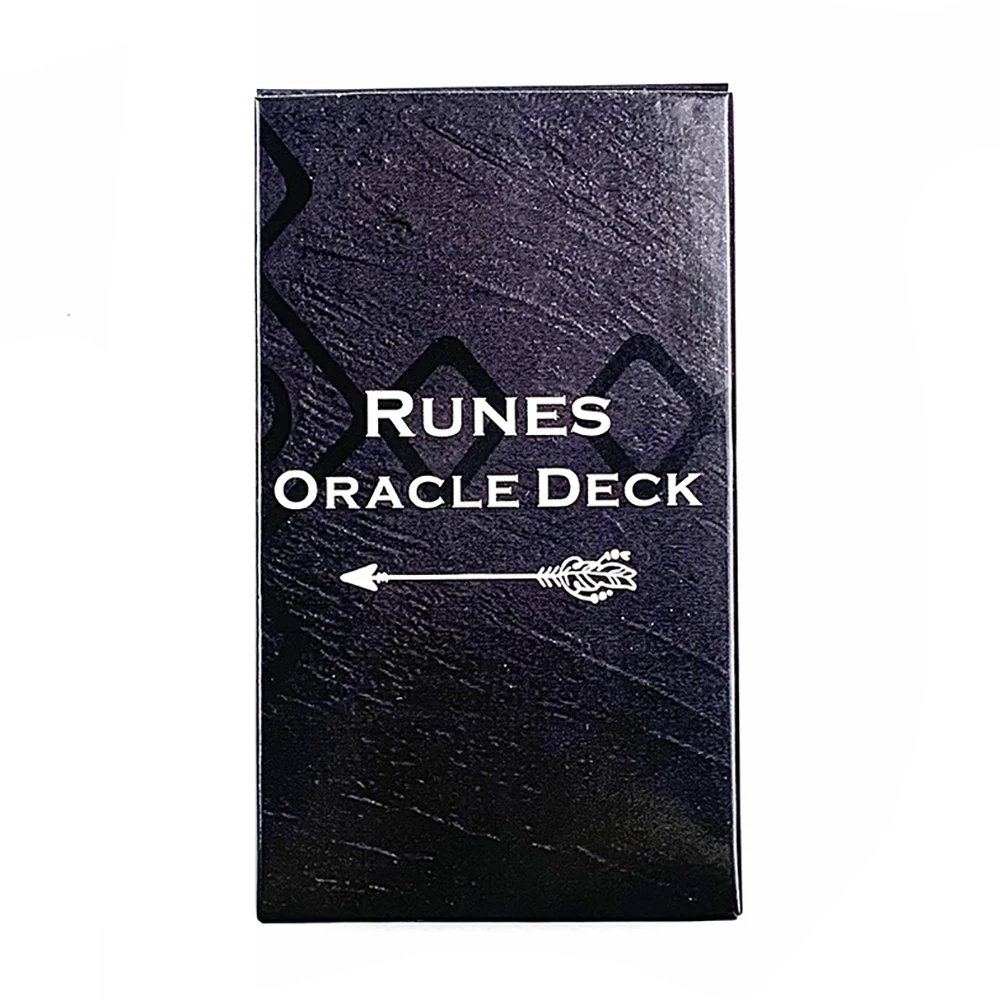 Runes Oracle Deck 26 Cards Mysterious Divination Cards Family Party Board Game Spiritual Fortune Telling Oracle Cards