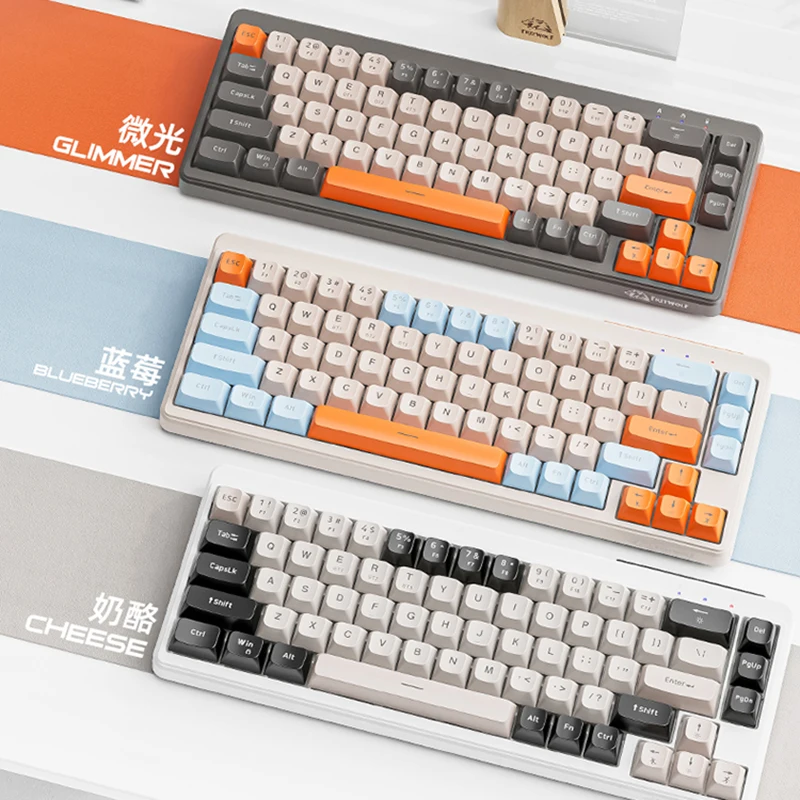 

Freewolf M68 68-клавишный беспроводной третий пробный экзамен Bluetooth компьютерная клавиатура и мышь набор офисный портативный бесшумный ноутбук