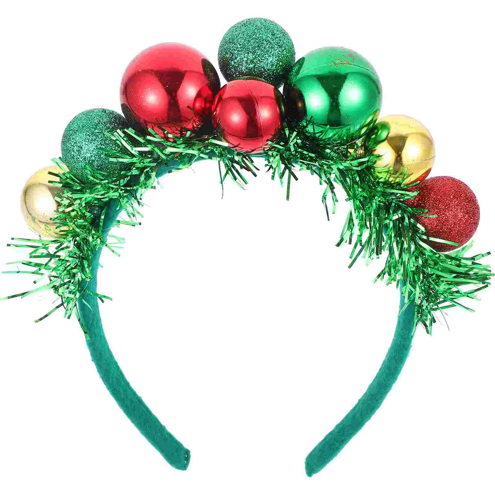 Christmas Headband Kids Gifts Xmas Hair Hoops Festival Decor Plastic Decoration Ball Headdress Man Accessories