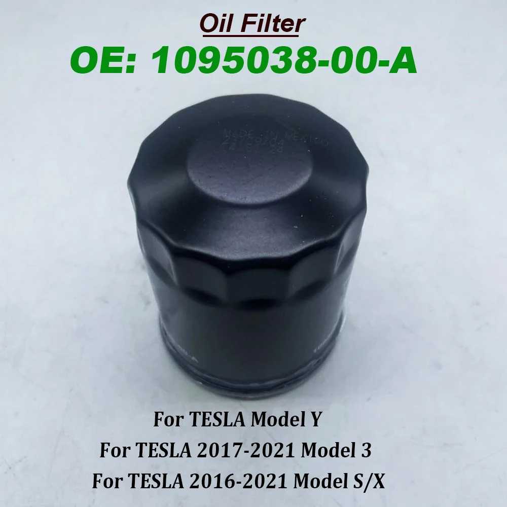 High Quality 1095038-00-A For 2017-2021 Model 3 16-21 Model S/X Model Y Front or Rear Drive Unit Oil Filter 109503800A