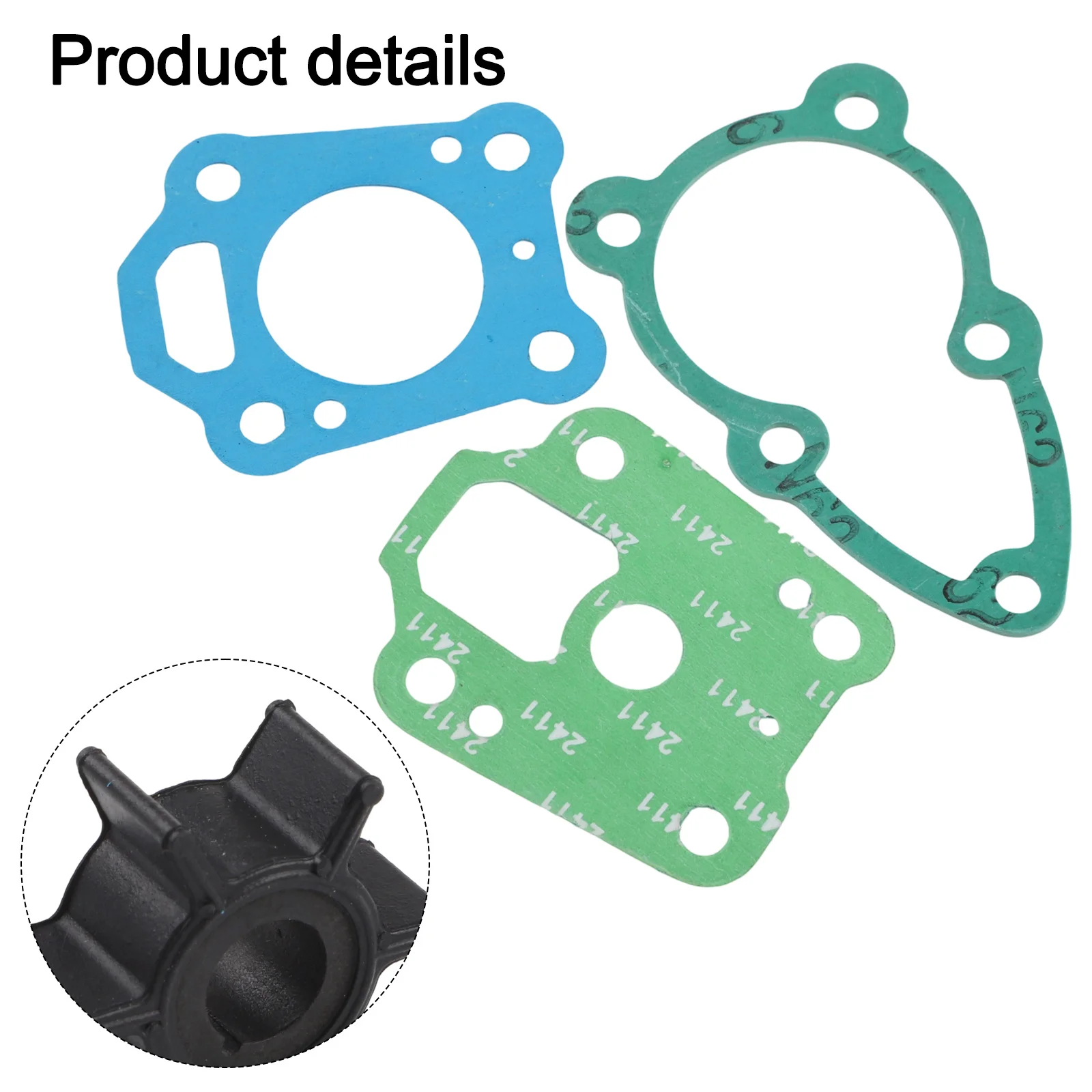 

Для Tohatsu для Nissan 4 5 6, ремонтный комплект крыльчатки водяного насоса HP с направляющими пластинами для подвесного мотора серии 369873220