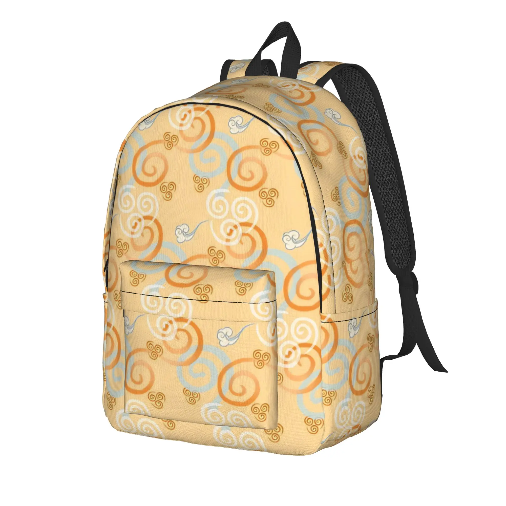 The Air Nation Backpack for Men Women Casual High School Hiking Travel Daypack Avatars Airbende Anime College Shoulder Bag Sport