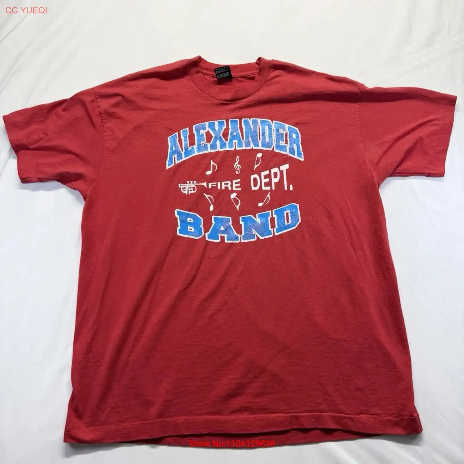 Vintage 90s Fruit Of The Loom Best Alexander Band T Shirt 2XL USA Made vintage Washed fashion designer clothes