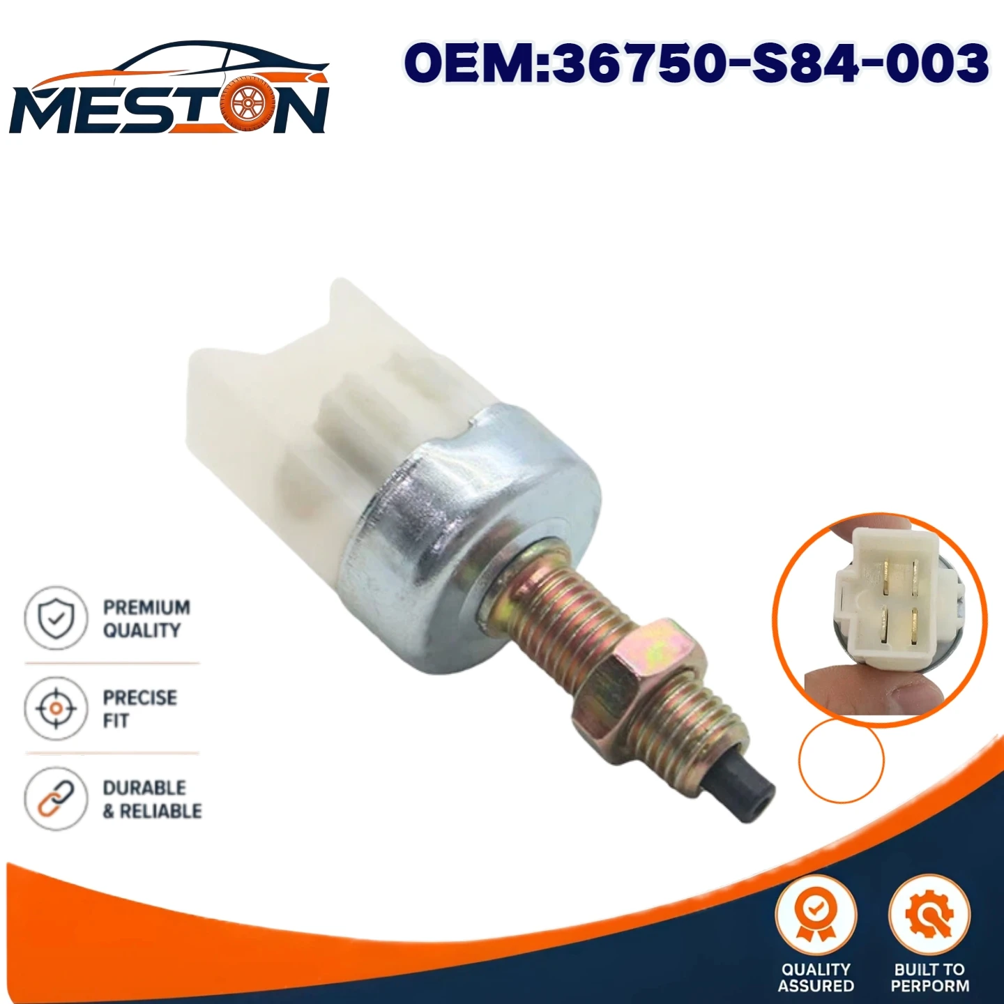 Brake Stop Light Switch 36750-S84-003 for Honda Accord Civic Odyssey Pilot Acura TL MDX
