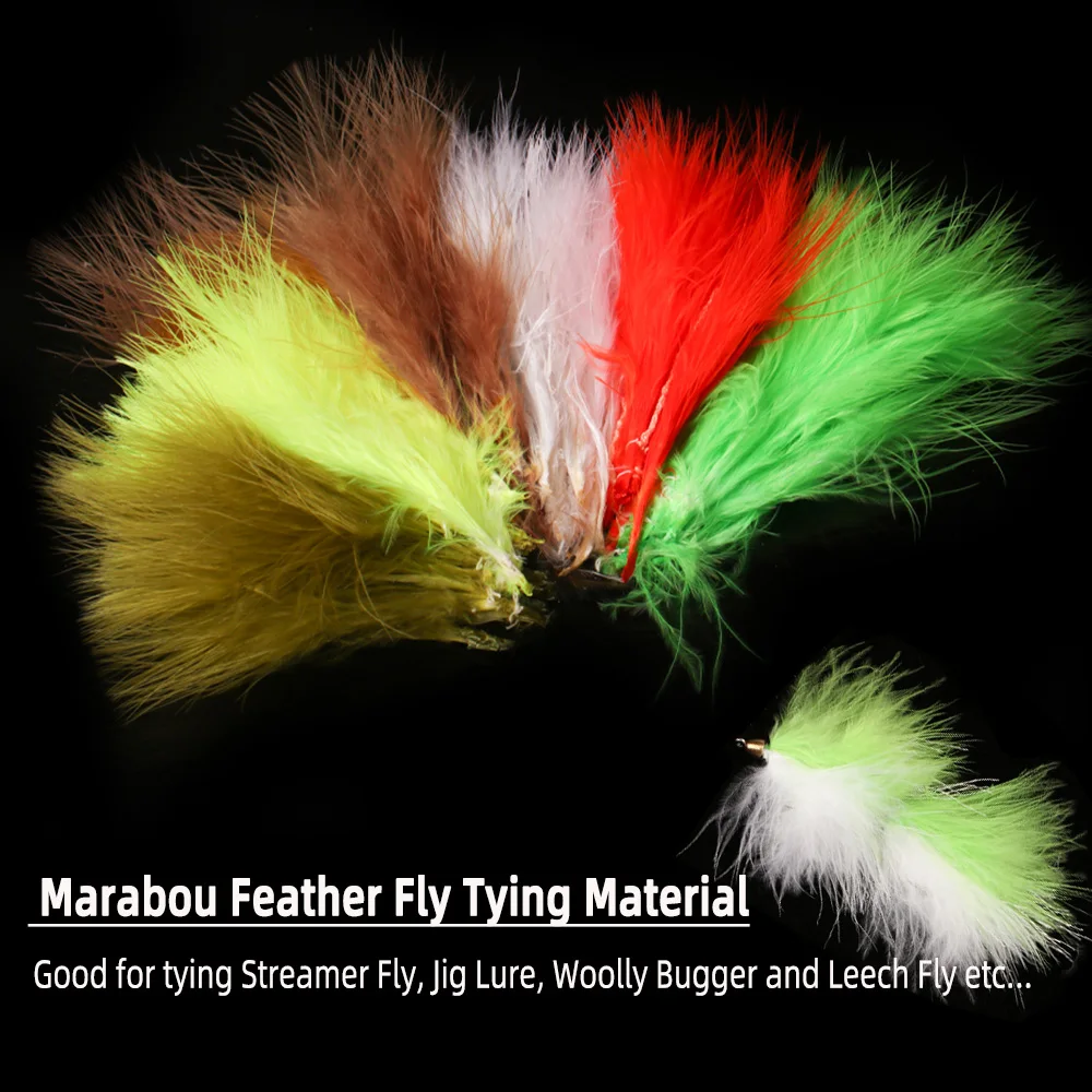 Wifreo 2packs Blood Quill Mara - Feather Trim Marabou avaliação e preço