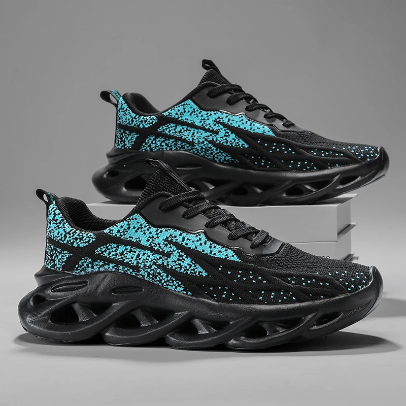 Men's Breathable Lightweight Sneakers Casual Comfort Sports Running Tennis Fitness Jogging Shoes for Male image 5