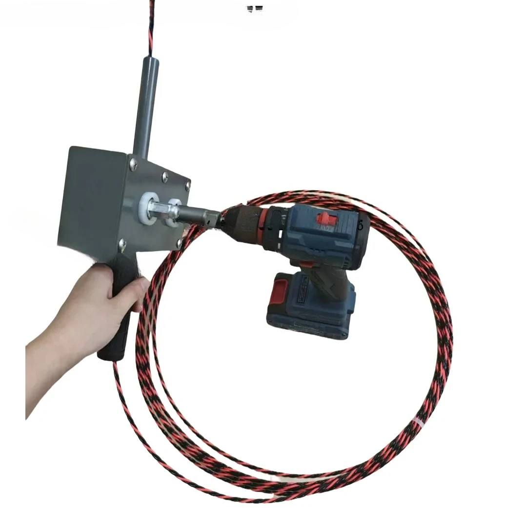 Threading Convenience Machine Steel Threading Machine Convenience Pulling Puller Electric Cable Puller Fish Tape Wire Puller