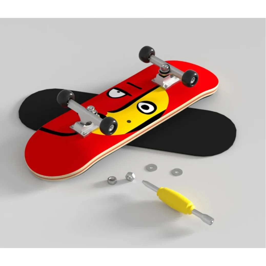Vinger Scooter Vinger Skateboard Esdoornhout Professioneel Mini Houten Skateboard Fingerboard Set Kinder Tafelblad Speelgoed voor Jongens